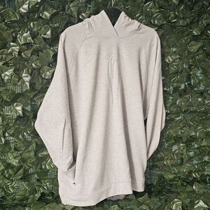 Mens XXL Cozy Heather Gray Hooded Sweatshirt NWT ALL in MOTION